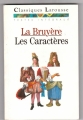 Couverture Les Caractères Editions Larousse (Classiques) 1992