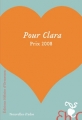 Couverture Nouvelles d'ados : Prix Clara 2008 Editions Héloïse d'Ormesson 2008