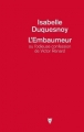 Couverture L'embaumeur ou l'odieuse confession de Victor Renard Editions de La Martinière 2017