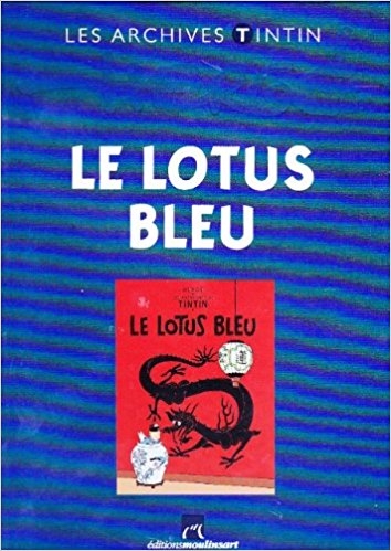 Couverture Les aventures de Tintin, tome 05 : Le Lotus bleu