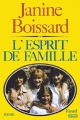 Couverture L'Esprit de famille, tome 1 Editions Fayard 1982