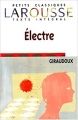 Couverture Électre Editions Larousse (Petits classiques) 1998