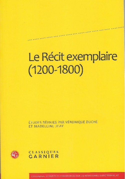 Couverture Le Récit exemplaire (1200-1800)