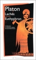 Couverture Lachès, Euthyphron Editions Flammarion (GF) 1973