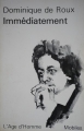 Couverture Immédiatement Editions L'âge d'Homme 1980