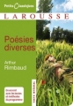 Couverture Poésies diverses Editions Larousse (Petits classiques) 2008