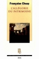 Couverture L'allégorie du patrimoine Editions Seuil 1996