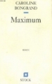Couverture Maximum Editions Stock (Ecrivins) 1996