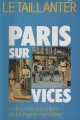 Couverture Paris sur vices Editions France Loisirs 1982