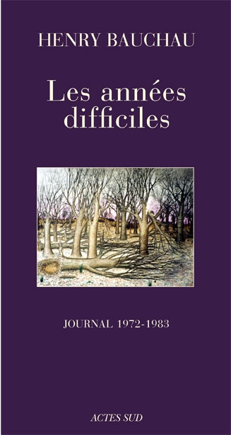 Couverture Les années difficiles. Journal 1972-1983