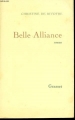 Couverture Belle alliance Editions Grasset 1982
