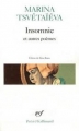 Couverture Insomnie et autres poèmes Editions Gallimard  (Poésie) 2011