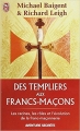 Couverture Des templiers aux Francs-Maçons Editions J'ai Lu (Aventure secrète) 2005