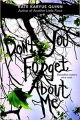 Couverture Don't you forget about me Editions HarperTeen 2014