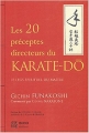 Couverture Les 20 préceptes directeurs du karate-do Editions Budo 2007