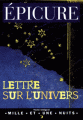 Couverture Lettre sur l'univers Editions Mille et une nuits 1998