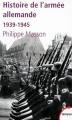 Couverture Histoire de l'armée allemande : 1939-1945 Editions Perrin (Tempus) 2010