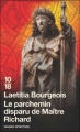 Couverture Le parchemin disparu de maître Richard Editions 10/18 (Grands détectives) 2009