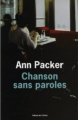 Couverture Chansons sans paroles Editions de l'Olivier (Littérature étrangère) 2009