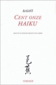 Couverture Cent onze Haiku Editions Verdier 2003