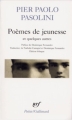 Couverture Poèmes de jeunesse Editions Gallimard  (Poésie) 1995