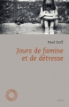 Couverture Jours de famine et de détresse Editions Luc Pire (Espace Nord) 2017