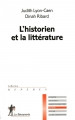 Couverture L'historien et la littérature Editions La Découverte (Repères) 2010