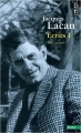 Couverture Ecrits, tome 1 Editions Seuil 2014