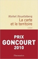 Couverture La carte et le territoire Editions Flammarion 2010