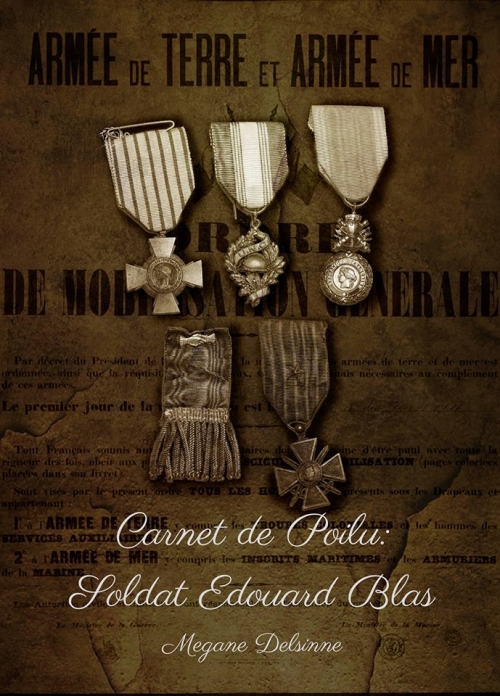 Couverture Carnet de poilu : Soldat Edouard Blas
