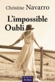 Couverture L'impossible oubli Editions de Borée 2017