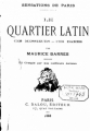 Couverture Le quartier latin Editions C. Dalou 1888