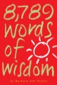 Couverture 8789 Words of Wisdom Editions Workman 2001