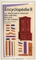 Couverture Encyclopédie ou dictionnaire raisonné des sciences, des arts et des métiers, tome 2 Editions Flammarion (GF) 1986
