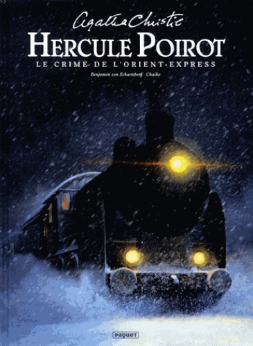 Couverture Hercule Poirot (BD), tome 1 : Le crime de l'Orient-Express