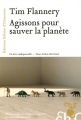 Couverture Agissons pour sauver la planète Editions Héloïse d'Ormesson 2015
