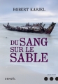 Couverture Du sang sur le sable Editions Denoël (Sueurs froides) 2017