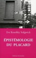 Couverture Epistémologie du placard Editions Amsterdam 2008
