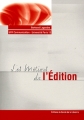 Couverture Les métiers de l'édition Editions du Cercle de la librairie 2012
