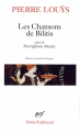 Couverture Les chansons de Bilitis suivi de Pervigilium mortis Editions Gallimard  (Poésie) 1990