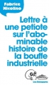 Couverture Lettre à une petiote sur l'abominable histoire de la bouffe industrielle Editions Les Échappés 2017