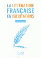 Couverture La littérature française en 150 citations Editions First (Le petit livre) 2016