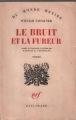 Couverture Le bruit et la fureur Editions Gallimard  (Du monde entier) 1949