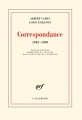 Couverture Correspondance 1945-1959 Editions Gallimard  (Blanche) 2013