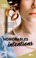 Couverture Honorables intentions Editions Diva (Romance) 2018