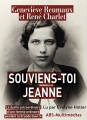 Couverture Souviens-toi Jeanne Editions Ravet-Anceau 2015