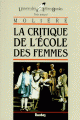 Couverture La critique de l'école des femmes Editions Bordas 1994