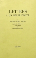 Couverture Lettres à un jeune poète Editions Grasset 1937
