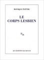 Couverture Le corps lesbien Editions de Minuit 1973