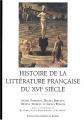 Couverture Histoire de la littérature française du XVIe siècle Editions Presses Universitaires de Rennes (PUR) 2004